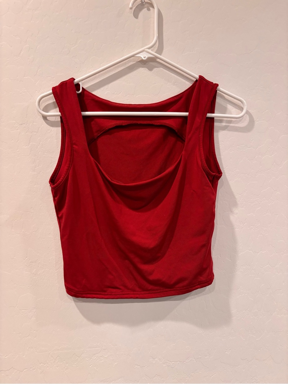 SHEIN Red Scoop-Back Tank